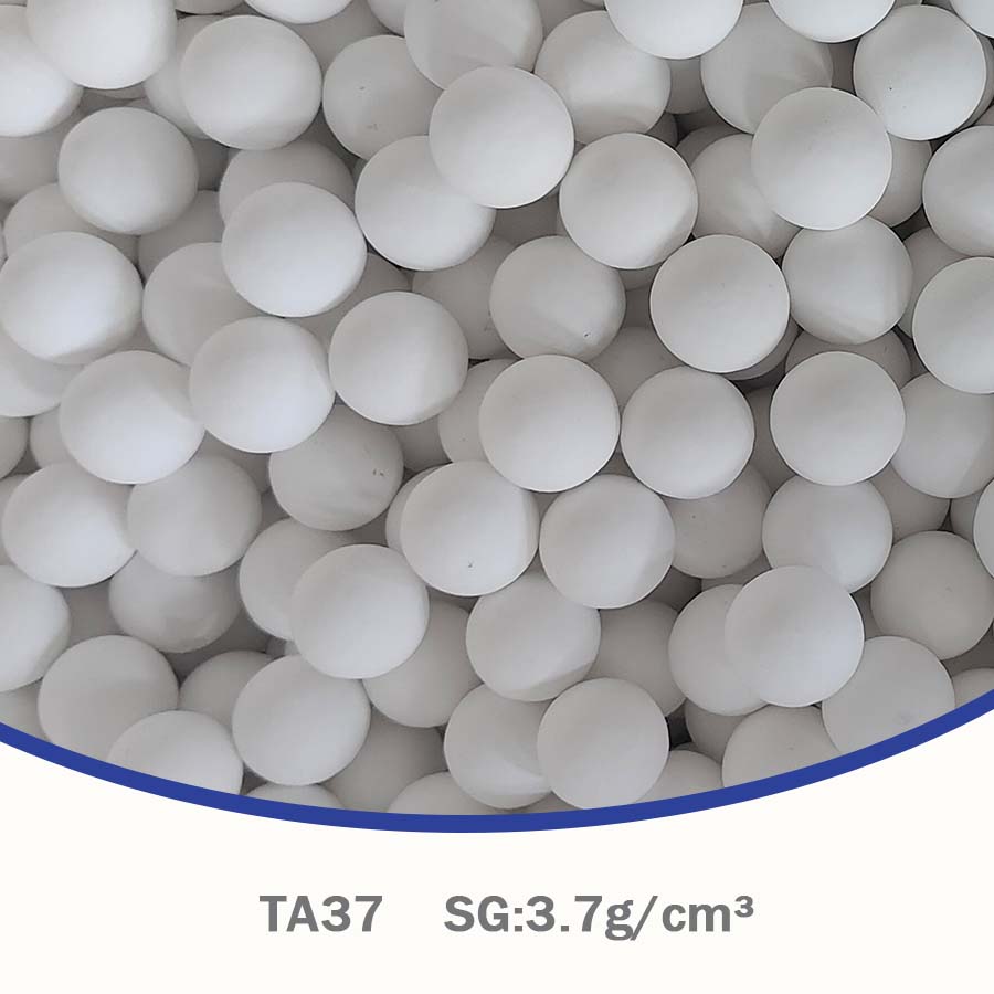 TA37 High Alumina Ceramic Grinding Ball (Density 3.7 g/cm³)